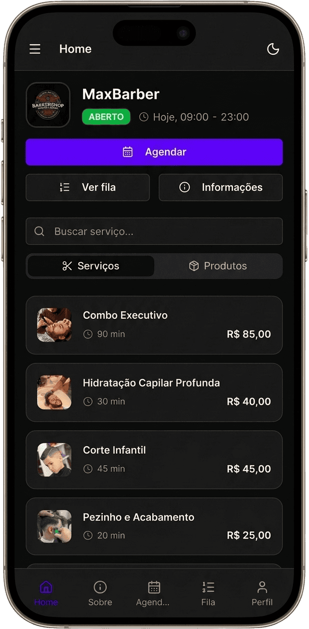 Blade agendamentos online