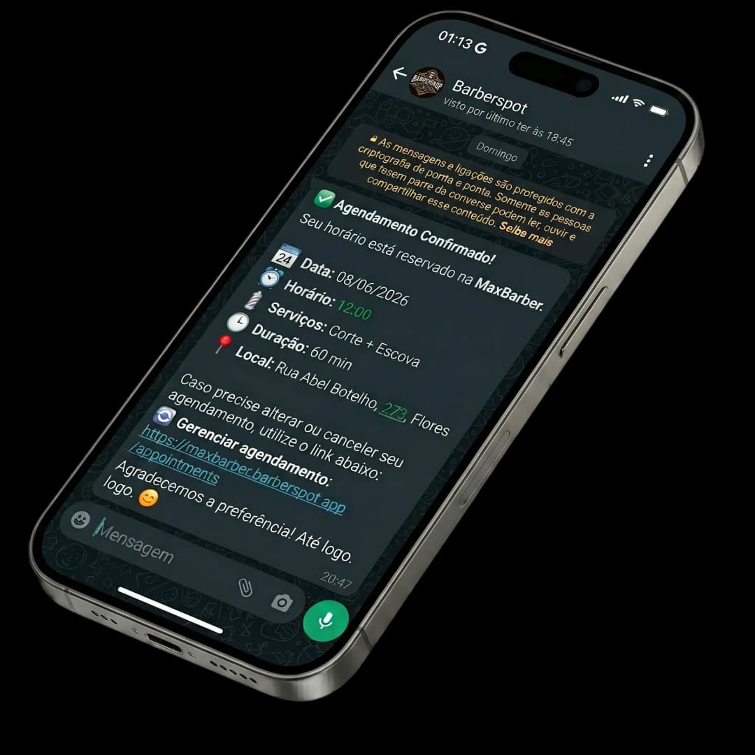 Tela de automações do WhatsApp no Blade